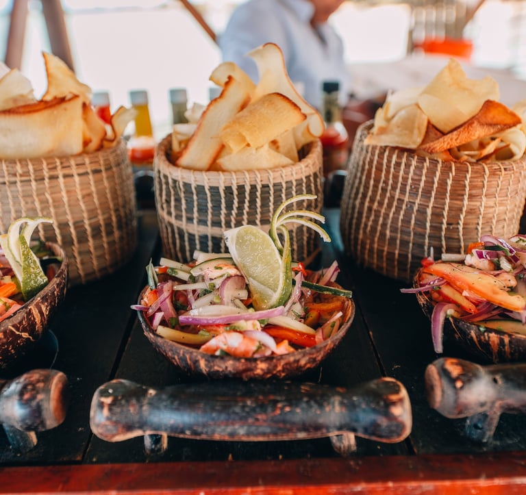 Belizean exotic food