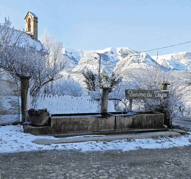 La vallée de la Ferme du Veyre à Saint Bonnet en Champsaur
