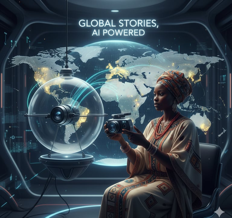 Female storyteller using ai tools best ai course