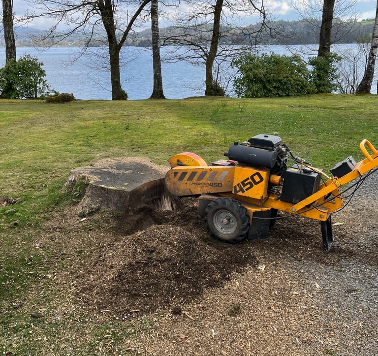 stump grinding lake district