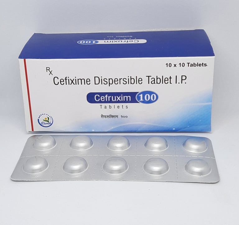 Cefruxim-100 | Cefixime 100mg Dispersible Tablet