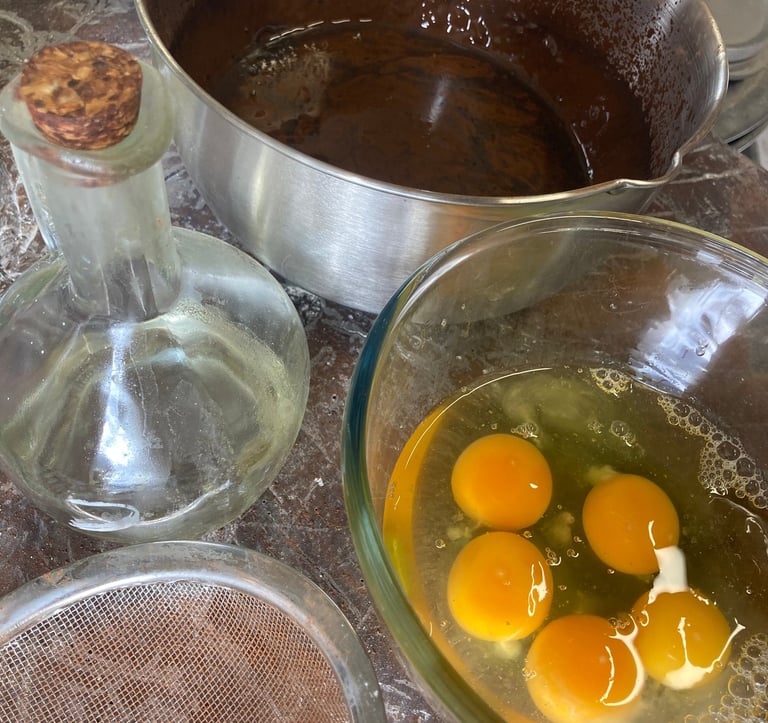 Fabrication d'une peinture à l'huile et à l'oeuf 