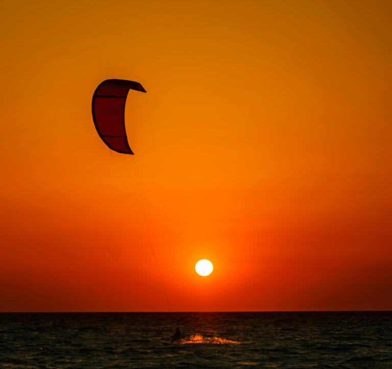 montenegro kite and wind surfing education , rental boat