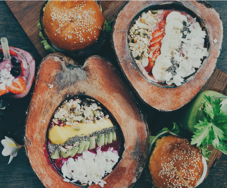 a variety of food that could assist in recovery including protein sources and vitamins