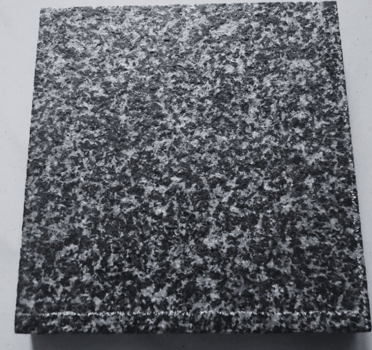 flamed finish granite slab