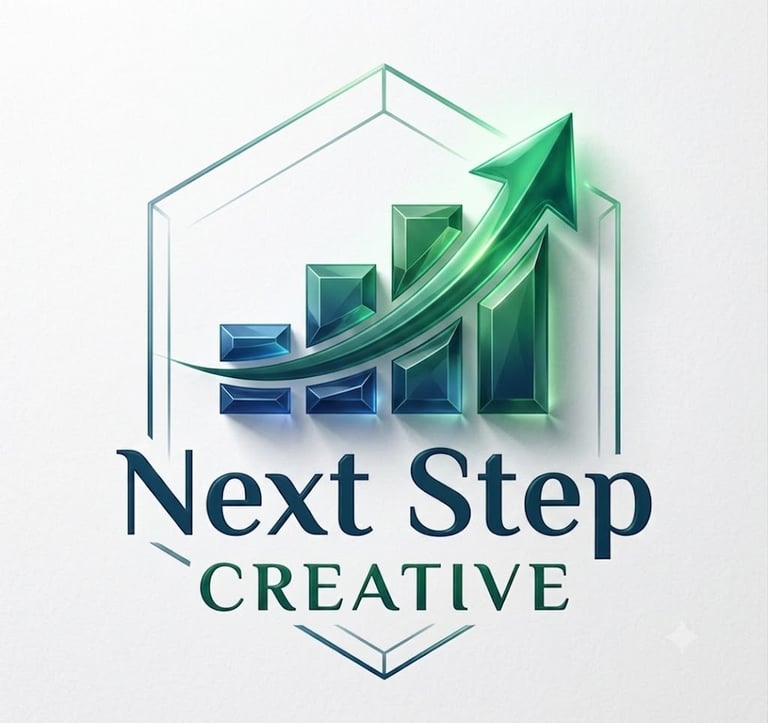 alt=logo moderno de nextstepcreative 