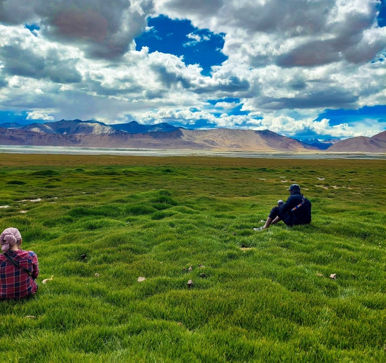 Venturing into Ladakh's remote valleys, surrounded by pristine landscapes and tranquility