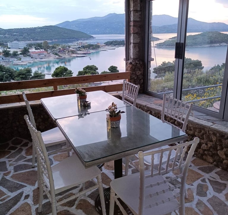 "Experience the Beauty of Ksamil's Bay and Islands at John's Guesthouse"