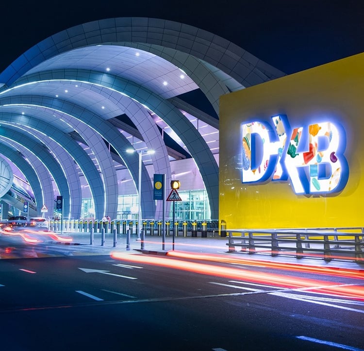 Dubai airport arrival