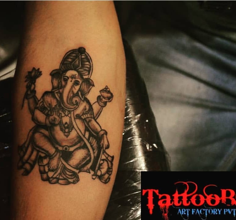 Ganesha Tattoos-Tattoo Baba- Best Tattoo Studio In Jaipur