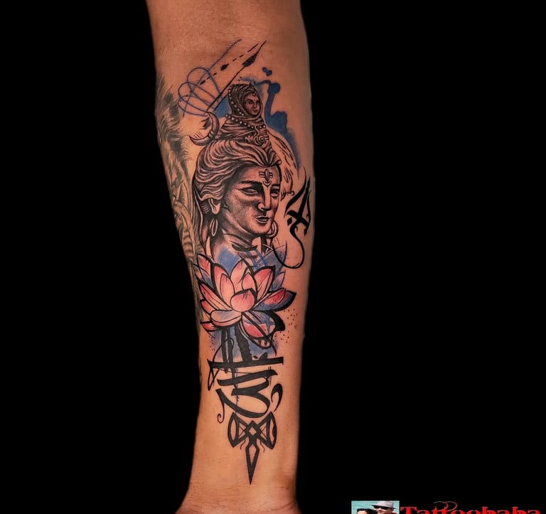 Lord Shiva tattoo-tattoo baba-Best Tattoo Studio In Jaipur