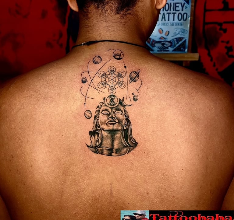 Lord Shiva tattoo-tattoo baba-Best Tattoo Studio In Jaipur