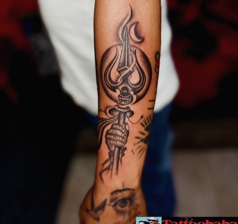 Lord Shiva tattoo-tattoo baba-Best Tattoo Studio In Jaipur