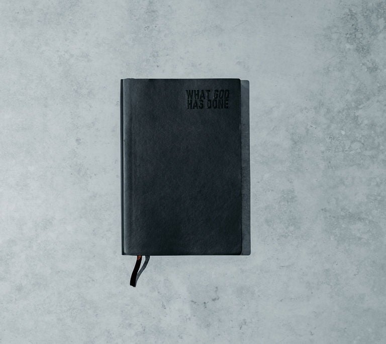 a journal called what God has done Document your encounters with God. This journal is precious