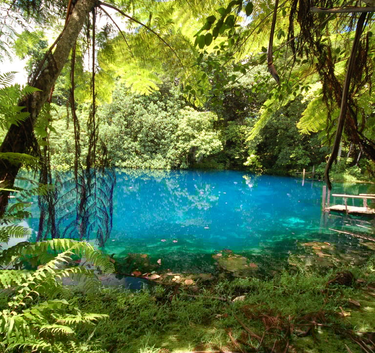blue hole tour santo vanuatu