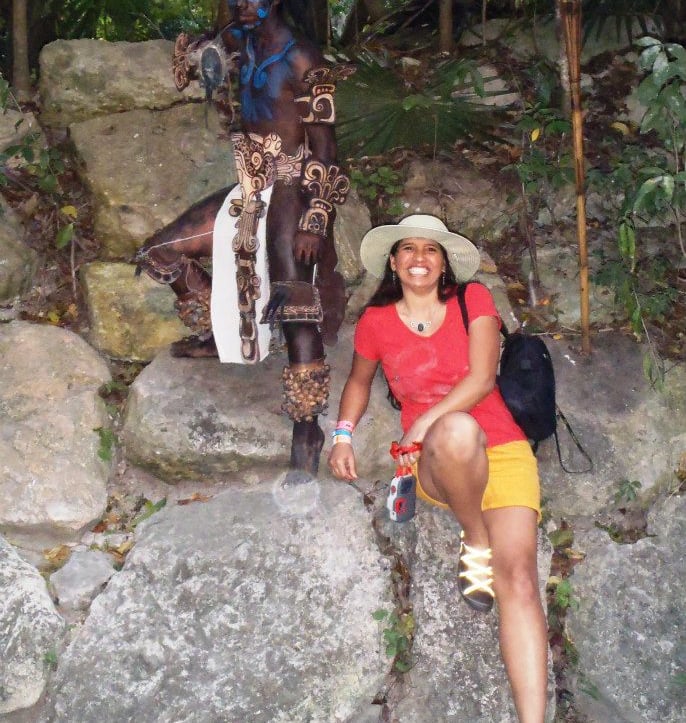 woman in hat