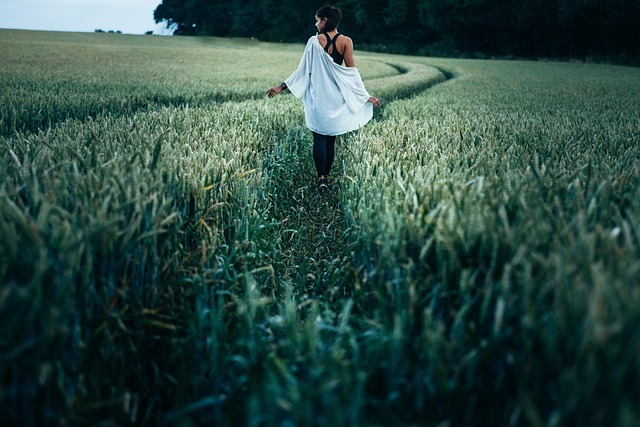 woman walking