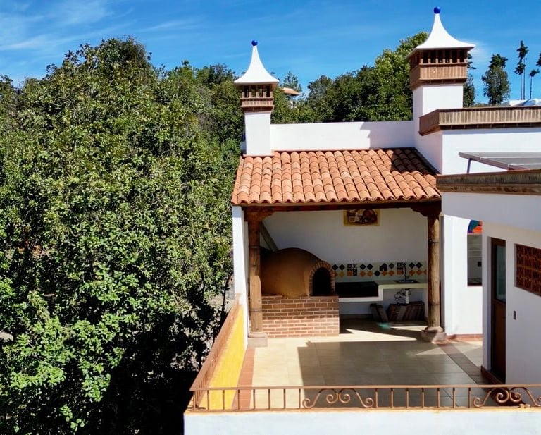 roof garden con vista panorámica en Pátzcuaro