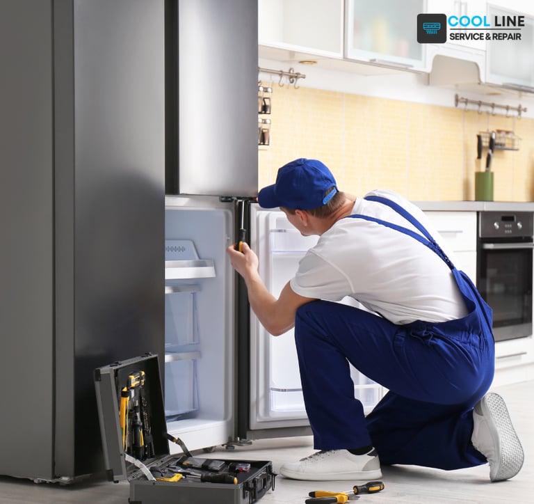Efficient solutions for fridge repair near me provided by Coolline Service.