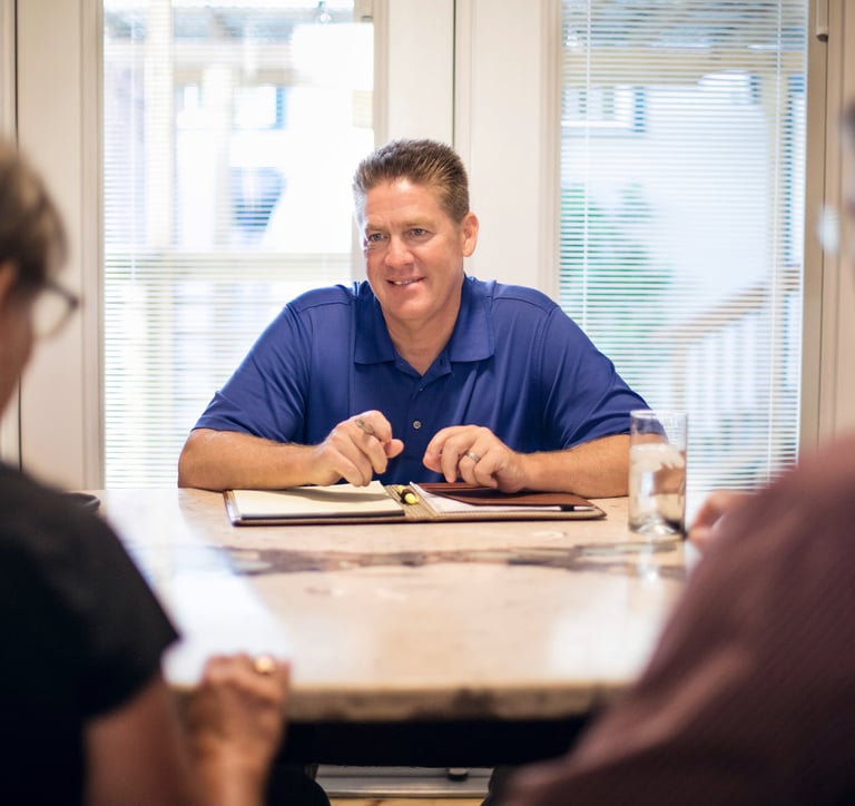 DaveAnders Meets With Clients at his New Smyrna Beach Office