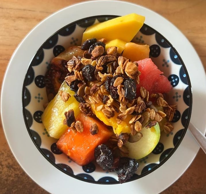 Ayurvedic breakfast at Shaya Yoga Retreat