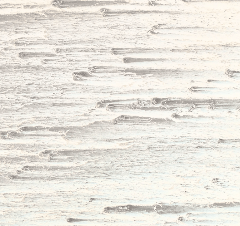 High-angle view of pale desert sand dunes, looking like a weathered wood grain texture.