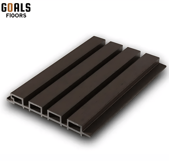 Wpc exterior louver cofee color