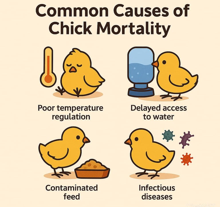 early broiler chicken diseases in poultry farm