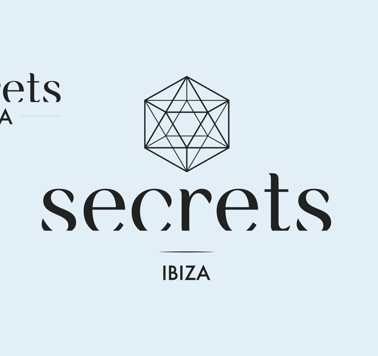 secrets cosmetics Ibiza branding