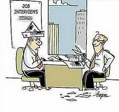 interview strengths cartoon