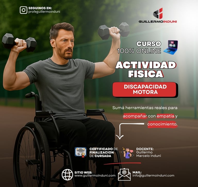 Curso de Actividad Física y Discapacidad Motora