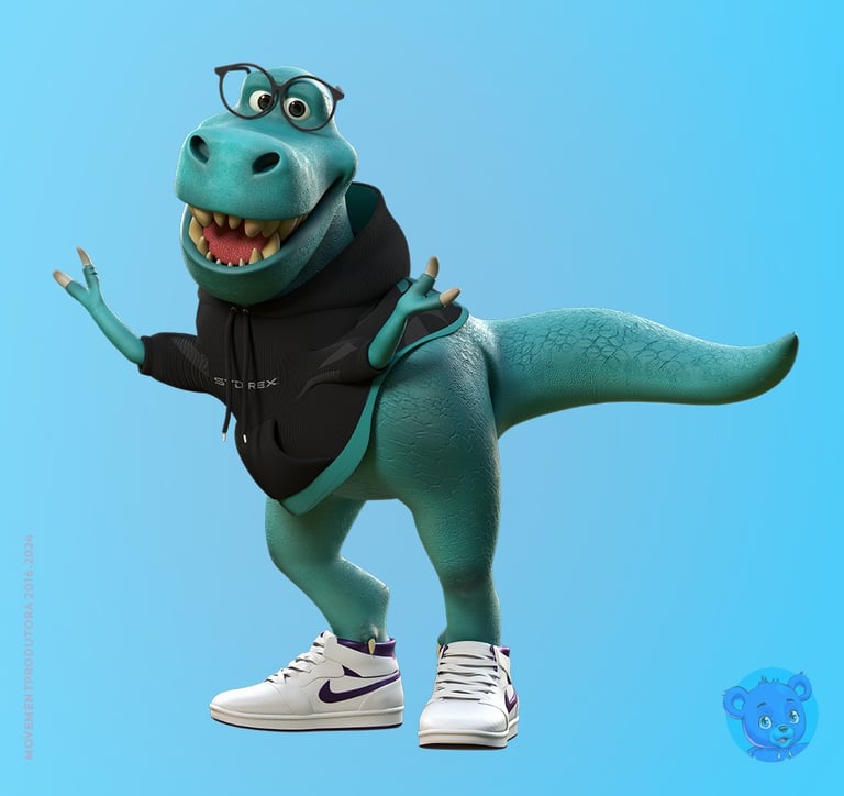 mascote 3D personagem 3D