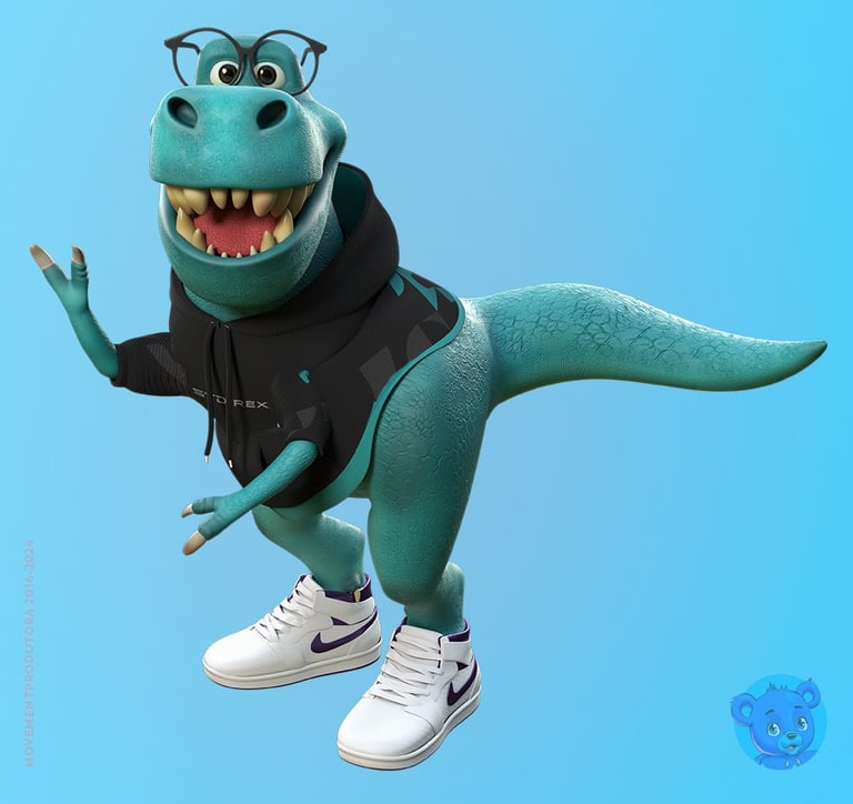 mascote 3D personagem 3D