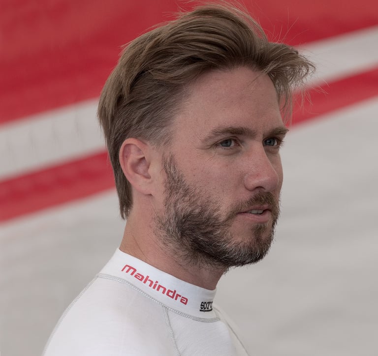 Portrait of Nick Heidfeld at the Goodwood Festival of Speed