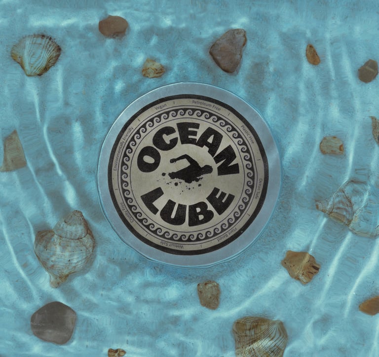 Tub of Ocean Lube in water