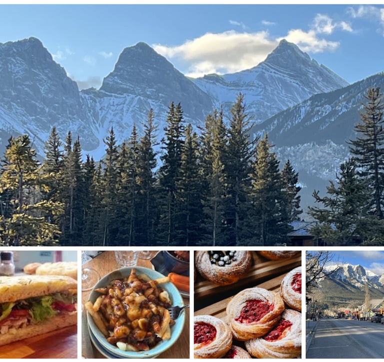 mountains and delicious food