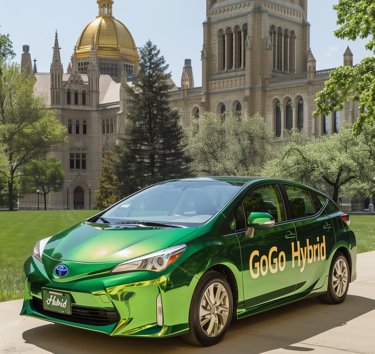 Notre Dame campus Prius GoGoHybridBattery.com