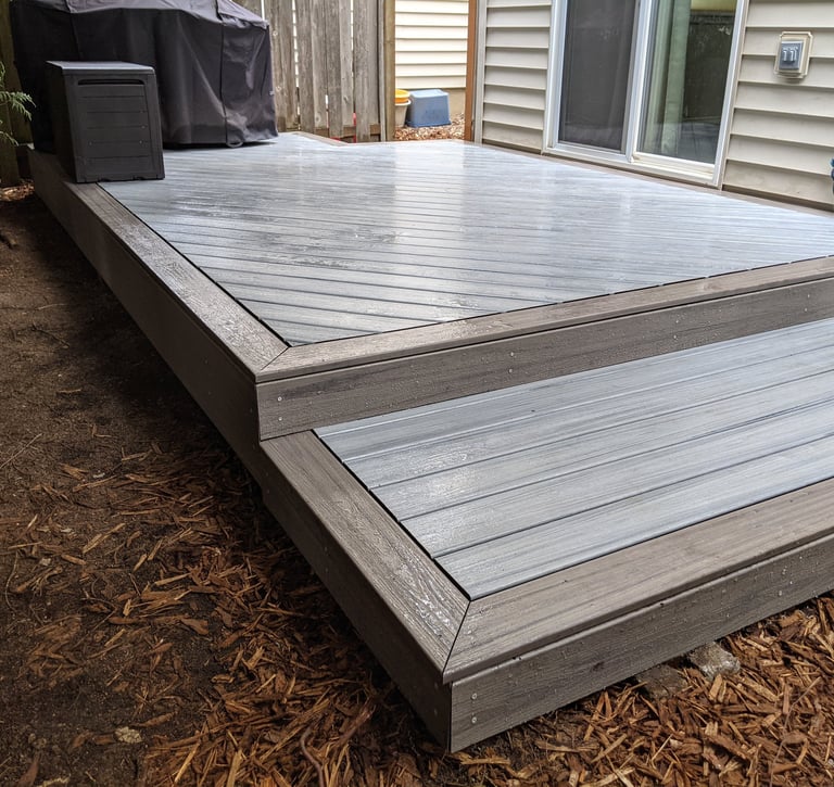 Composite Trex decking