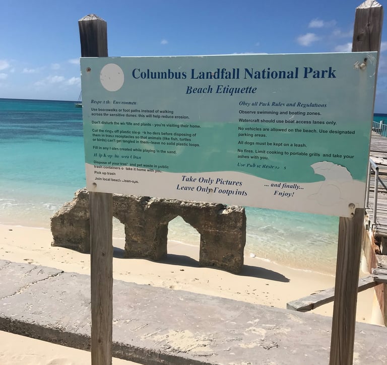 Columbus Landfill National Park Turks and Caicos