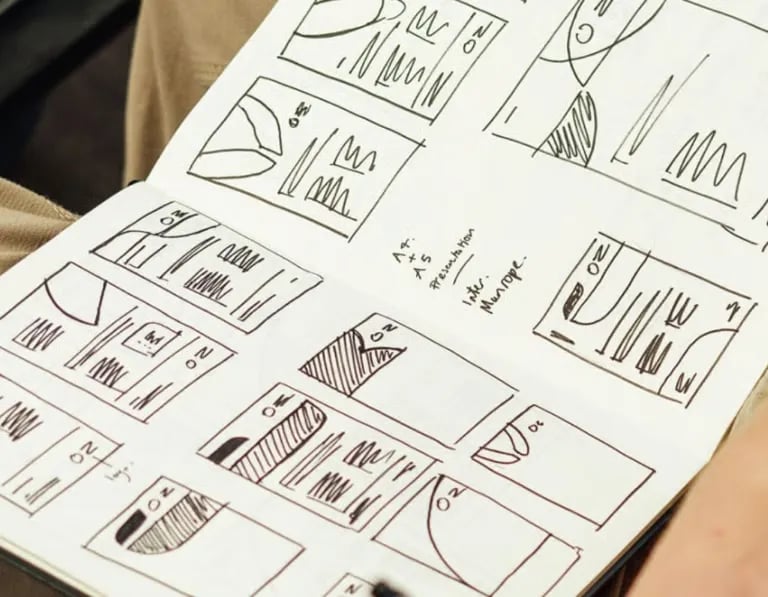 UI/UX design and website layout planning by TrendBeatz Technologies