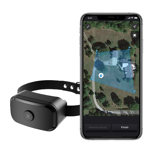 gps dog fence system with customized zone