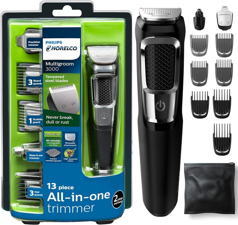 Philips Norelco MG3750 Multigroom All-In-One Series 3000 Beard Trimmer