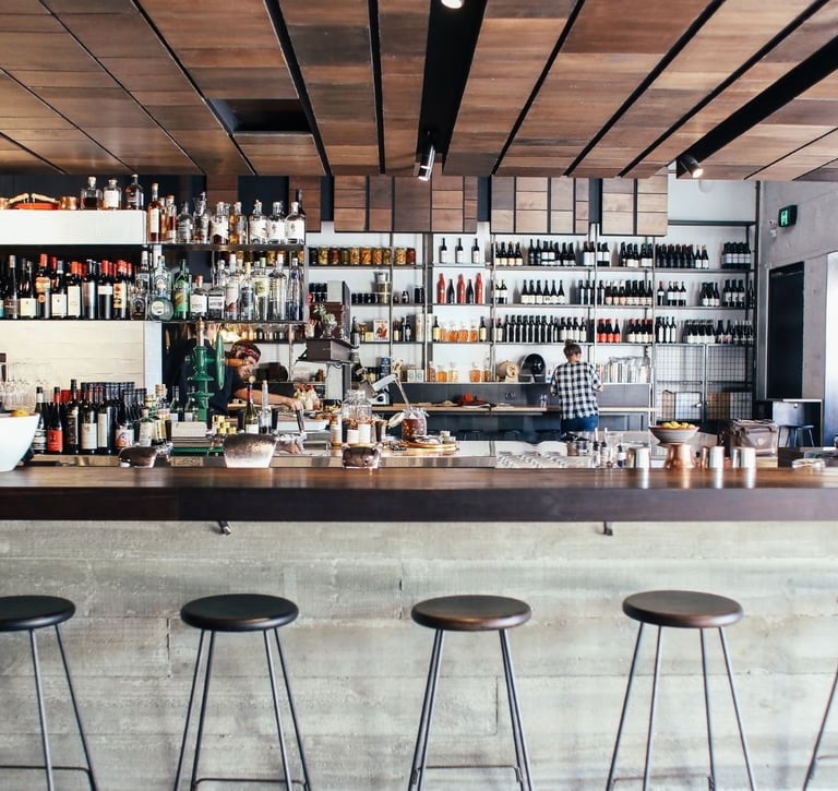 Light construction bar fit-out