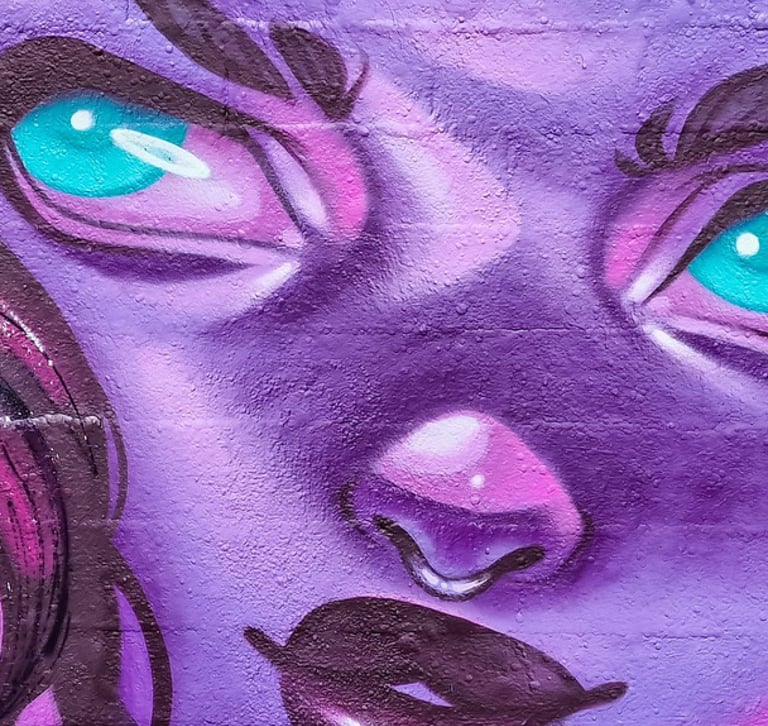 Universe Gaze - Mural in Barcelona, muralism, street art, urban art by Ona Salvador