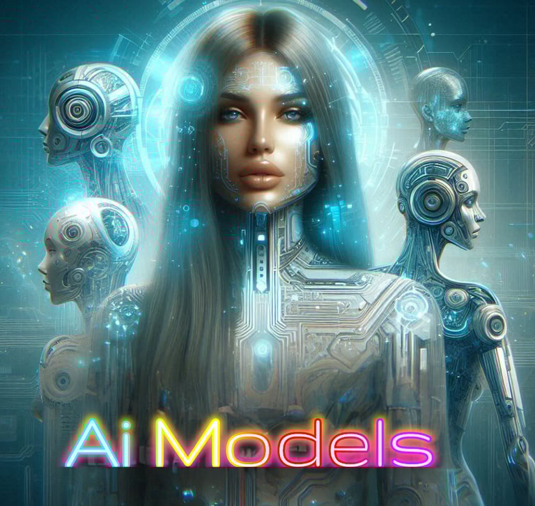 a woman with a robot in a futuristic world
