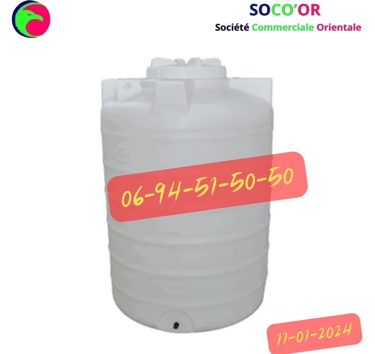 Citerne plastique Maroc 