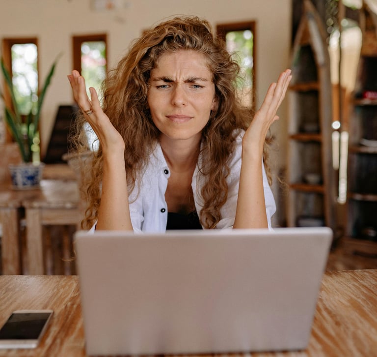 Lady not sure of English speaking level