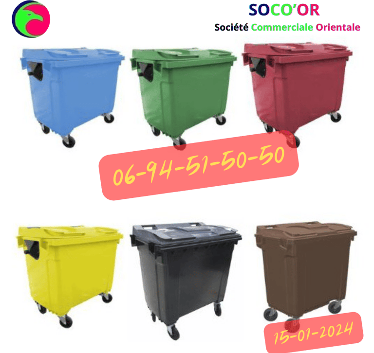 poubelle maroc prix