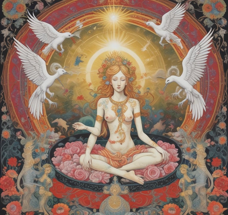 Author silhouette writing in a quiet cafe during sunset.