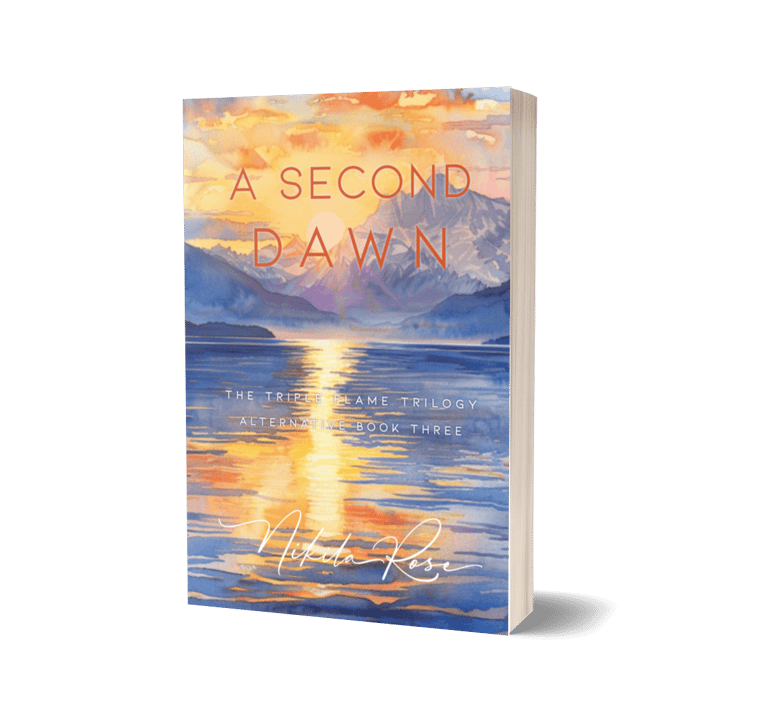 Discrete cover to novel 'A Second Dawn'